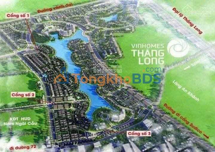 Townhouse Vinhomes Thang Long 93m² 2x tỷ - Giá tốt hiếm có