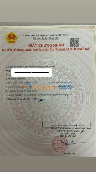 Đất Hưng Nguyên 144.6m² Hướng Tây - Ngay KCN VISSIP, Cơ Hội Đầu Tư Sinh Lời