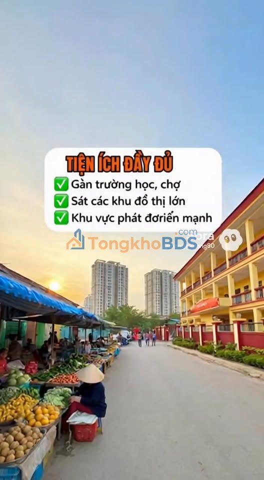 Đất nền Di Trạch Hoài Đức 129m² - Sổ đỏ chính chủ