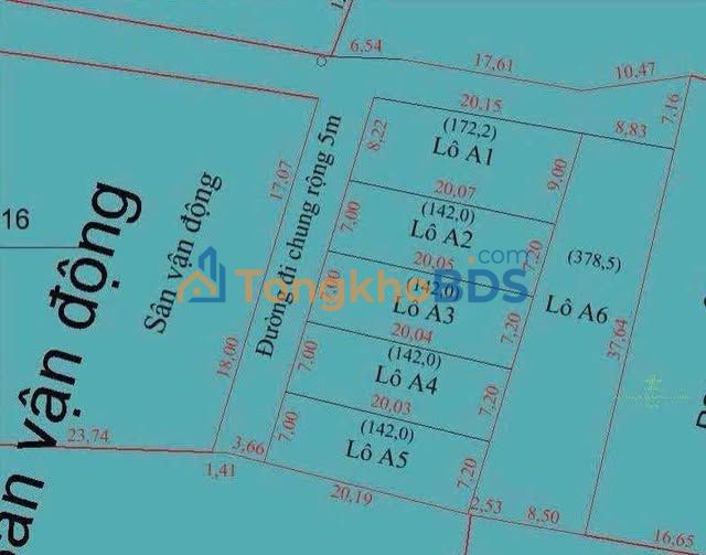 Bán Đất Vàng Xã Bài Sơn, Đô Lương - 170m², Giá 500 Triệu, View Sân Bóng