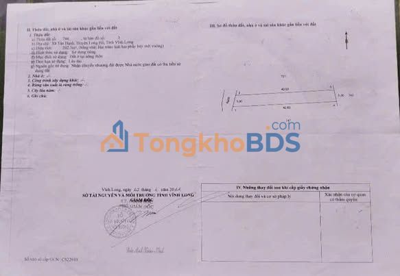 Bán Đất Full Thổ Cư 202m² Vĩnh Long - Sổ Hồng Sẵn Sàng