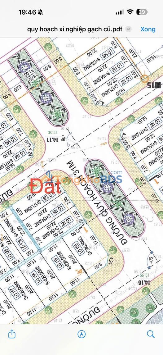 Đất nền góc 2 mặt tiền 171m² - Ngay tâm điểm quy hoạch Lửa Hồng, TP Tam Điệp