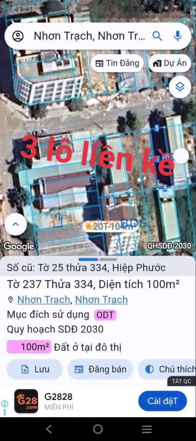 Đất nền Nhơn Trạch 300m² giá 14 tỷ - Sổ đỏ chính chủ