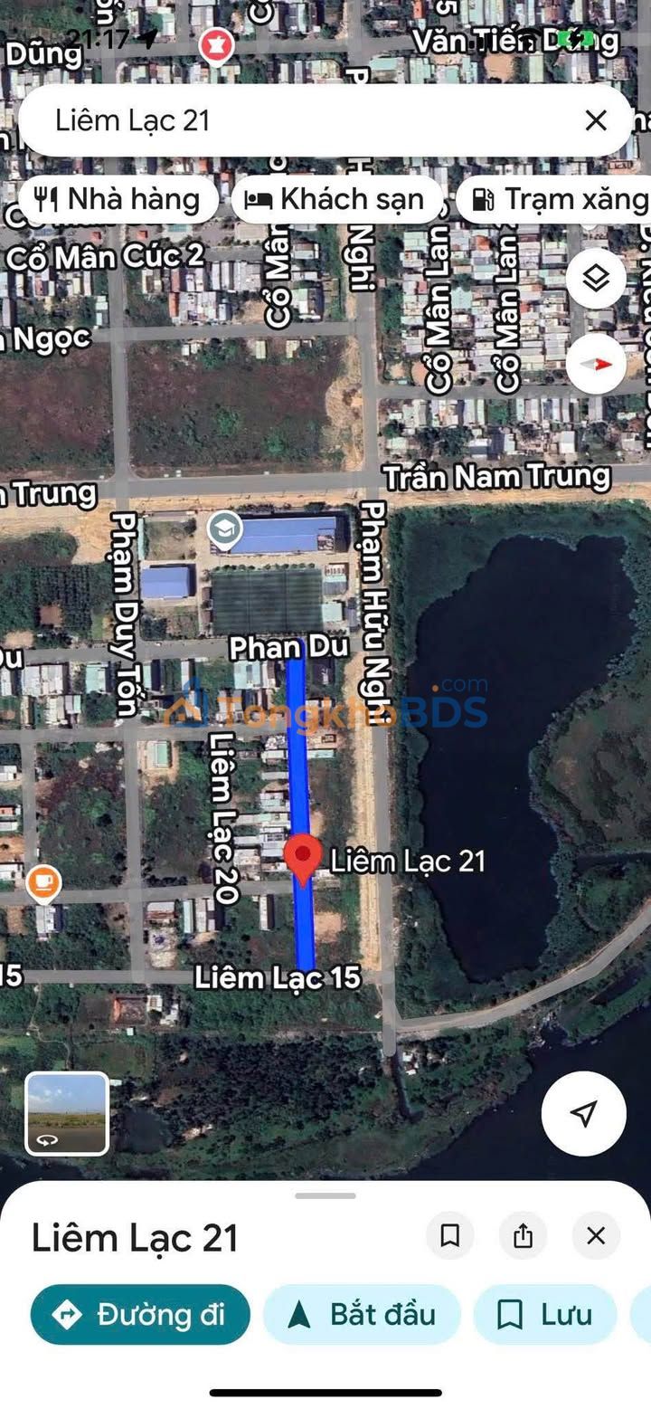Bán Đất Nền Hòa Xuân 100m² - Hướng Nam, Gần Sông Mát Mẻ, Giá 4.15 Tỷ