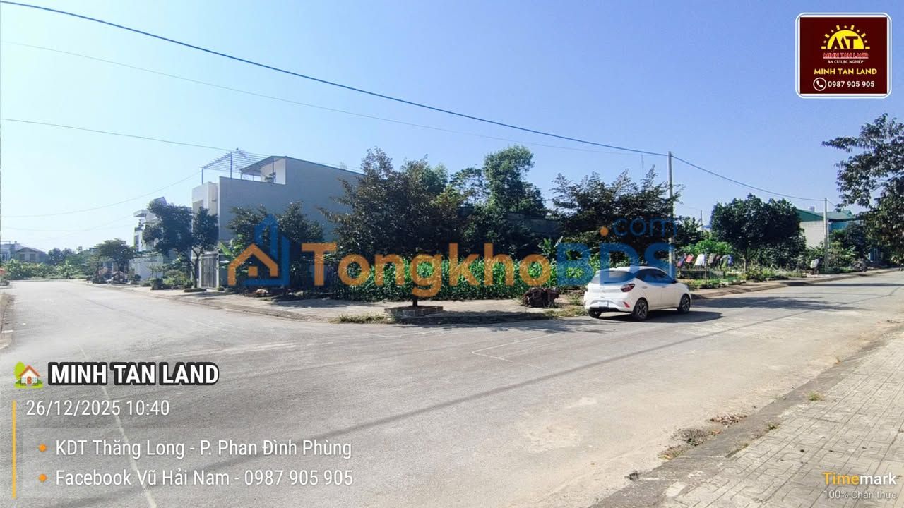 Đất Lô Góc 154m² Đồng Quang, TP. Thái Nguyên - Mặt Tiền Đẹp, Hạ Tầng Hoàn Chỉnh