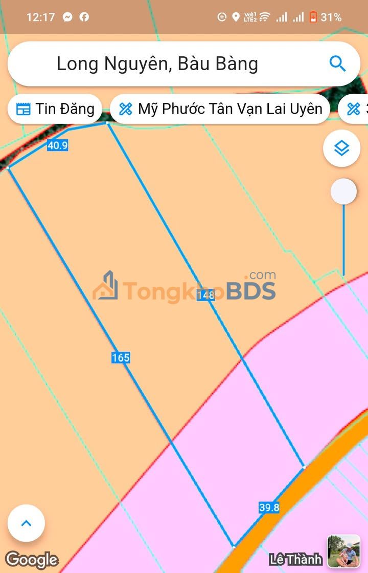 Đất nền Long Nguyên Bàu Bàng 6000m² 6 tỷ - Sổ đỏ chính chủ