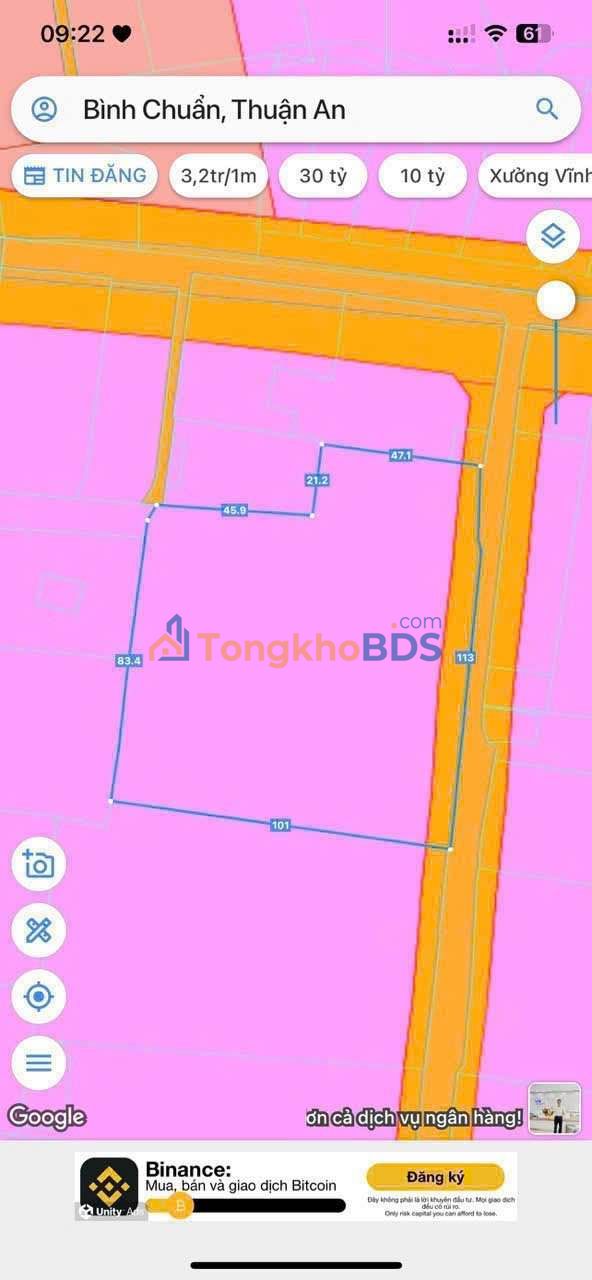 Bán Gấp Xưởng 10.000m² Mặt Tiền 113m Đường Nhựa Thuận An - Dòng Tiền 380 Triệu/Tháng