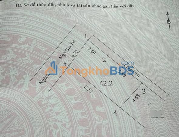Đất Nền Ngô Gia Tự Long Biên 42m² - Vuông Đẹp, Ô tô vào đất - 6.75 Tỷ
