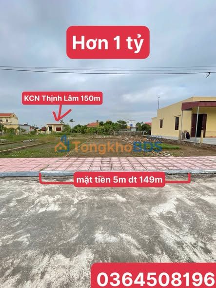Đất Vàng Yên Thái, Ninh Bình - 149m², Mặt Tiền 5m, Giá 1.15 Tỷ, Sẵn Sổ Đỏ