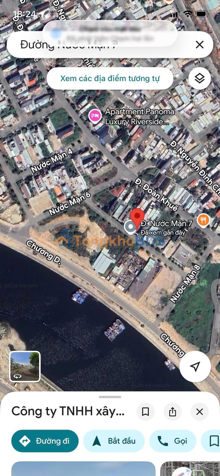 Đất Nước Mặn 7, Đà Nẵng - 125m² Hướng Tây Nam, Sát Sông, Giá 8.3 Tỷ