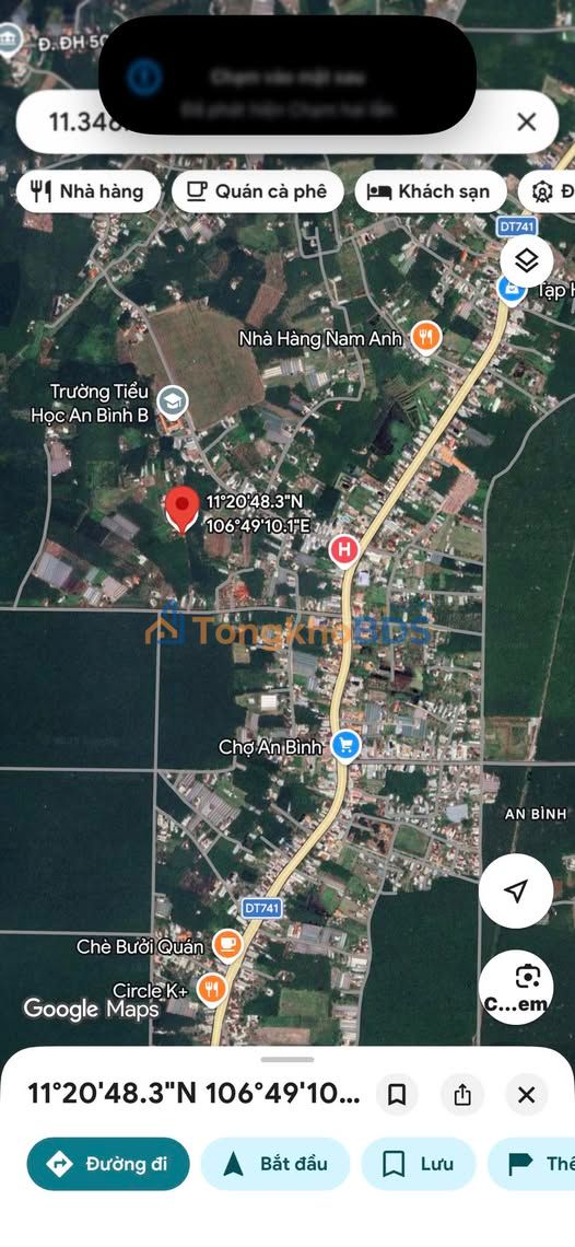 Đất Nền Phú Giáo 210m² - Ngay Trung Tâm An Bình, Giá 395 Triệu