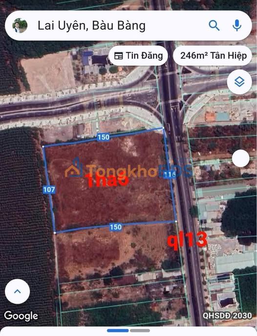 Bán Đất Mặt Tiền QL 13 Bàu Bàng 17400m² - Kinh Doanh Đa Ngành Nghề