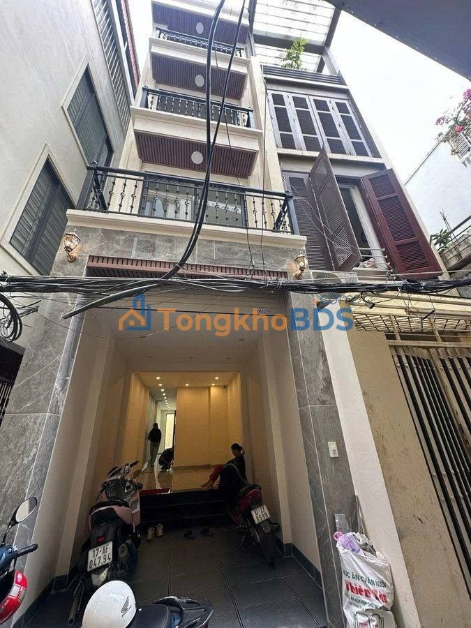 Nhà Lô Góc 6 Tầng Thang Máy 58m² Lạc Long Quân, Tây Hồ - Sổ Đỏ Nở Hậu