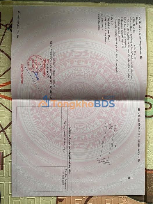 Đất nền Tháp Mười 64m² mặt tiền Lê Quý Đôn - Sẵn sàng xây nhà, kinh doanh