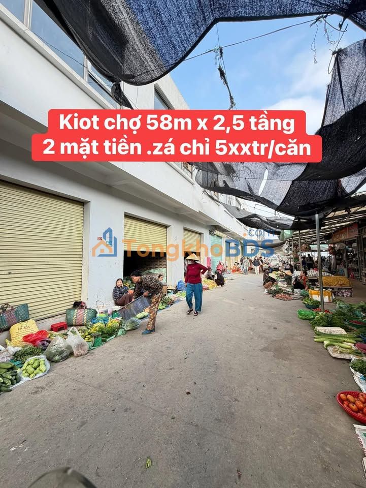 Ki-ốt Chợ Cá Minh Lộc - Vừa Ở Vừa Kinh Doanh, Giá Chỉ 5x Triệu