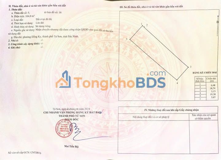 Nhà 4 Tầng Đồng Kỵ 104m² - Kinh Doanh Sầm Uất, Ô Tô Tránh