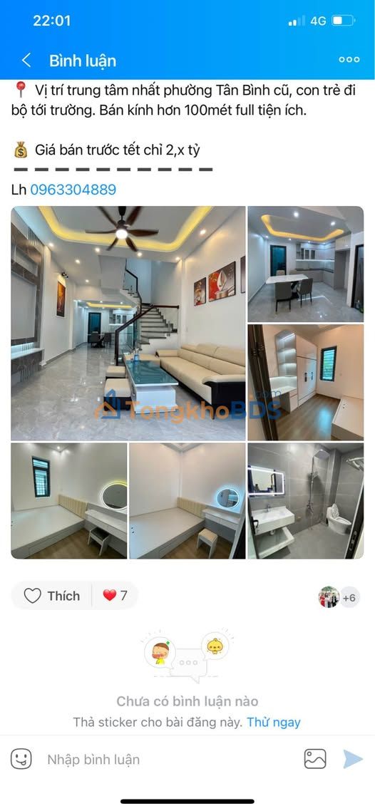 Nhà 3 Tầng Phố Bình Lộc - 41.5m², 3PN, Ô Tô Đỗ Cửa, Giá 2.x Tỷ