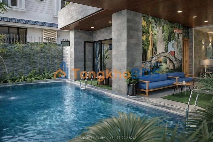 Cho thuê Villa 400m² An Thượng - 17 phòng kinh doanh lưu trú, 5 phút biển Mỹ Khê