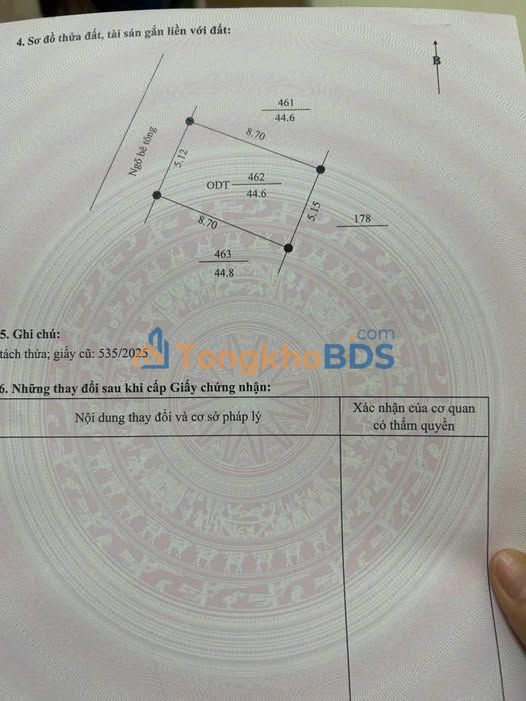 Đất Nền Hải Dương 44.6m² - Hướng Tây Bắc, Ô Tô Đỗ Cửa