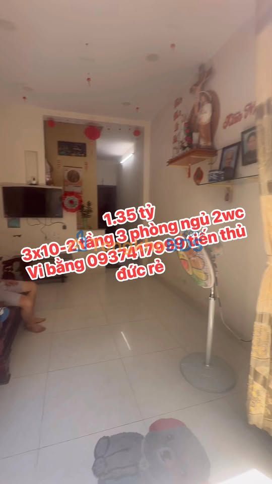 Nhà Góc 2MT Phạm Văn Đồng, Thủ Đức - 60m², 1.35 Tỷ, Sổ Vi Bằng