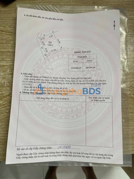 Đất Lô Góc Thắng Lợi, Thường Tín 139m² - Sát Vin Olympic, Đường Thông