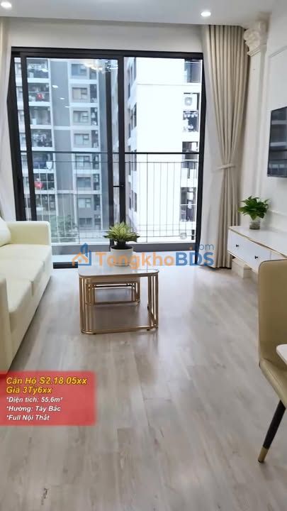 Bán Gấp Căn Hộ Vin1 Gia Lâm 55.6m² - Full Nội Thất, Sẵn Sổ Hồng