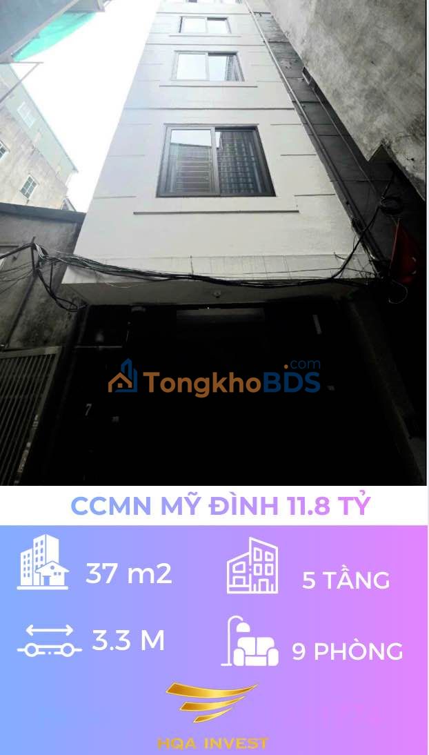 Nhà CCMN Mỹ Đình Nam Từ Liêm 37m² 11.8 tỷ - Sẵn sàng ở ngay