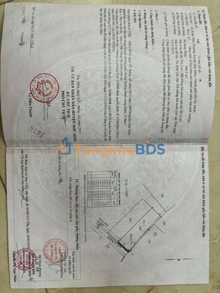 Bán Đất Vườn 966m² Xã Bà Điểm, Hóc Môn - Sổ Đỏ Rõ Ràng