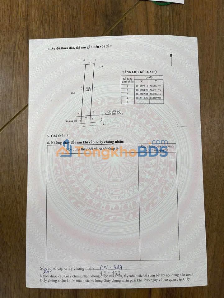 Thông tin bổ sung cần thiết