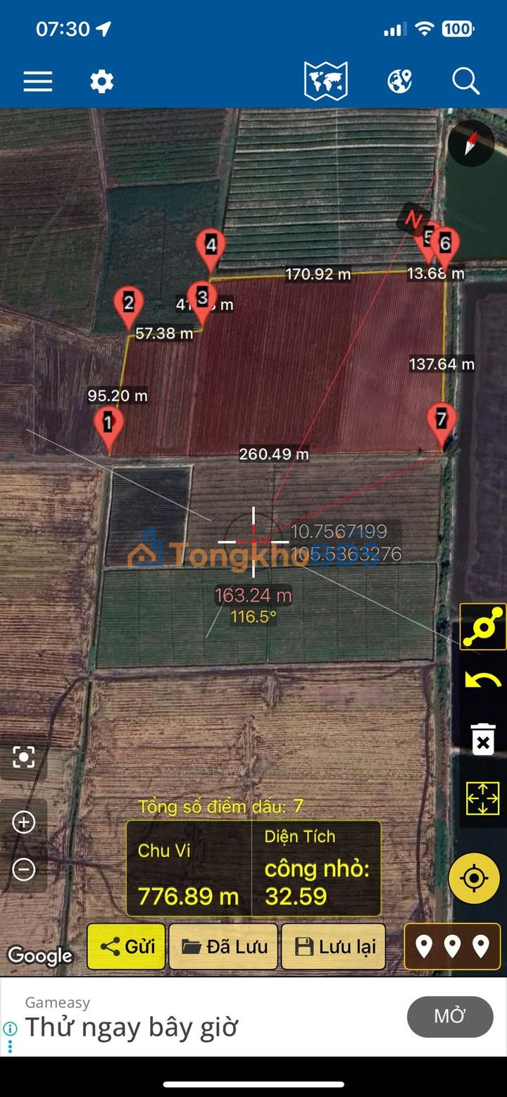 Farm Phu Hiep Dong Thap 32 cong 3.84 ty - Dau tu dai han