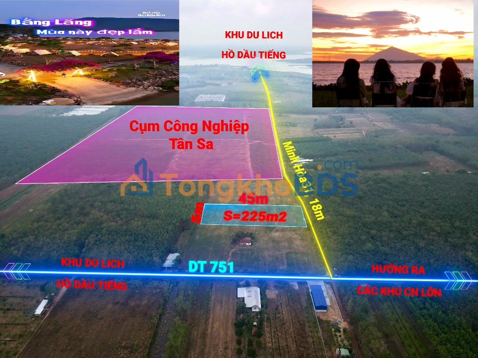 Đất nền Minh Hòa 31 22.500m² sổ đỏ chính chủ