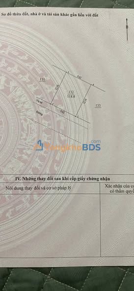 Bán Đất Dịch Vụ Di Trạch Hoài Đức 118.8m² - View Liền Kề Hinode