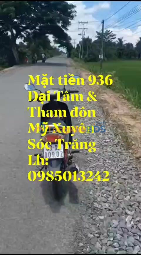 Đất Nền 3 Mặt Tiền Đường 936, Sóc Trăng - 600m² Giá 2.5 Tỷ