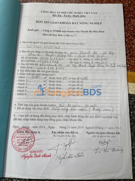 Đất Nông Nghiệp Phú Thọ 9000m² Mặt Đường Ô Tô - Giá 1.6 Tỷ