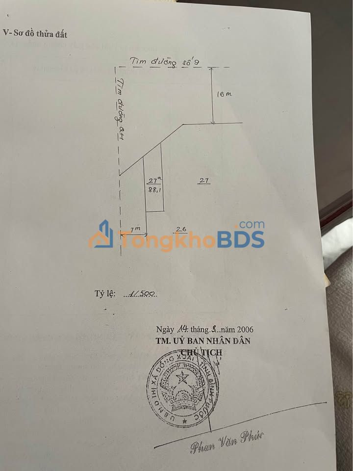 Nhà 2 Mặt Tiền Trương Công Định, Đồng Xoài - 125m² Thổ Cư Sẵn Sàng
