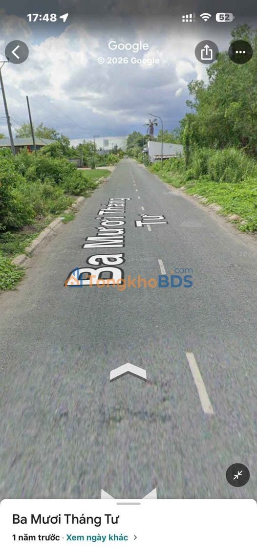 Đất Vàng Mặt Tiền 30/4, Sóc Trăng - 51m², Giá 1.25 Tỷ, Sổ Hồng Thổ Cư