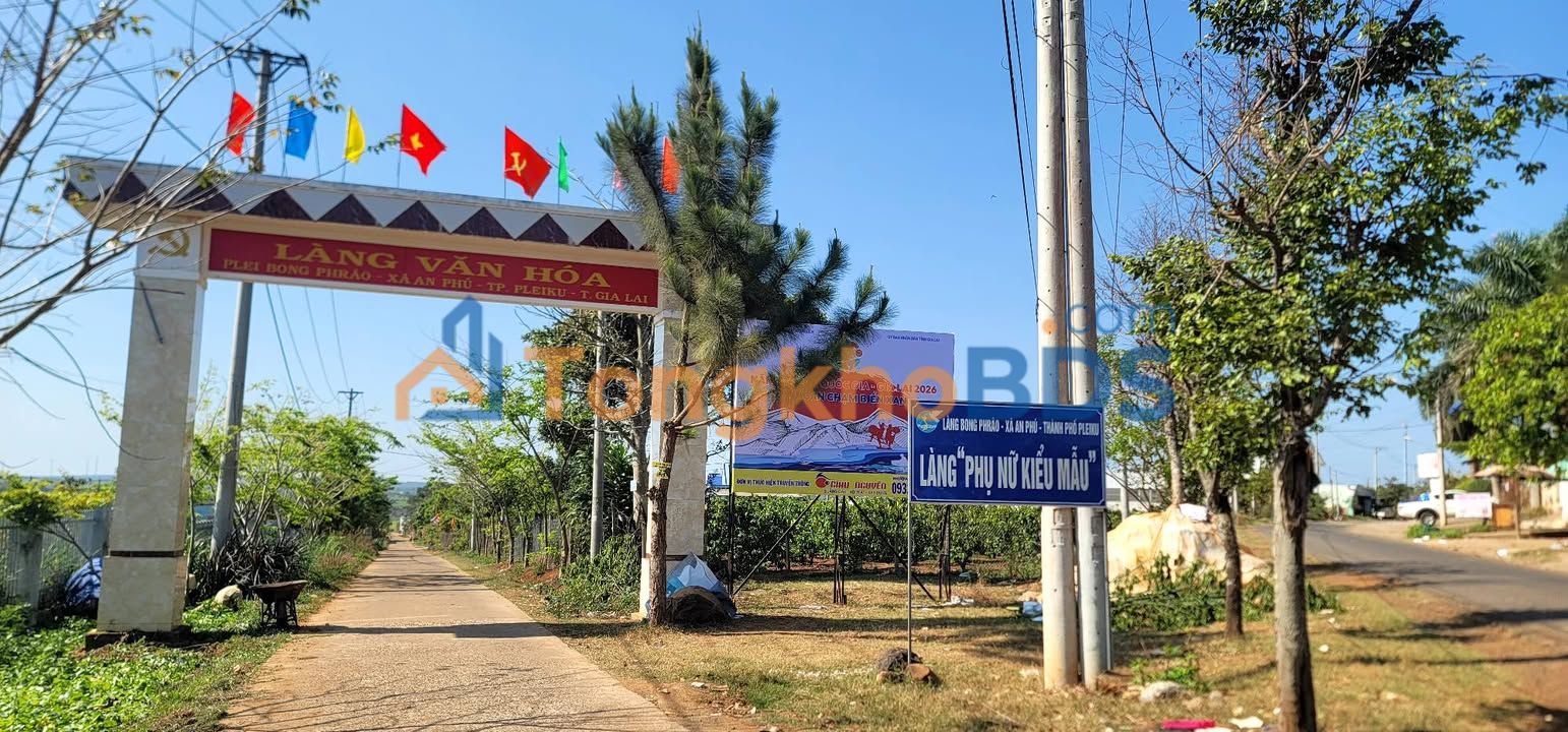 Đất nền An Phú Pleiku 205m² 5xx triệu - Xây dựng tự do