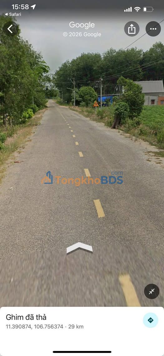 Đất Nền 250m² Mặt Tiền Phước Sang, Phú Giáo, Bình Dương - Sẵn Sổ Hồng