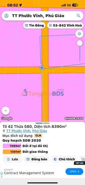 Bán Đất Thị Trấn Lai Uyên, Bàu Bàng - 30.000m² Giá 5.2 Tỷ
