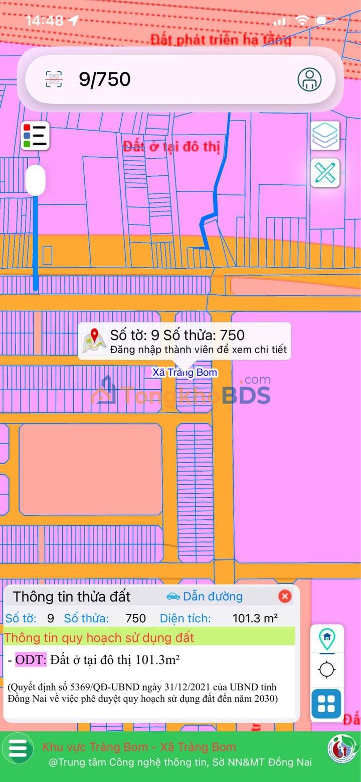 Đất Nền Nguyễn Trãi Trảng Bom 100m² - Sổ Riêng Giá 2.3 Tỷ