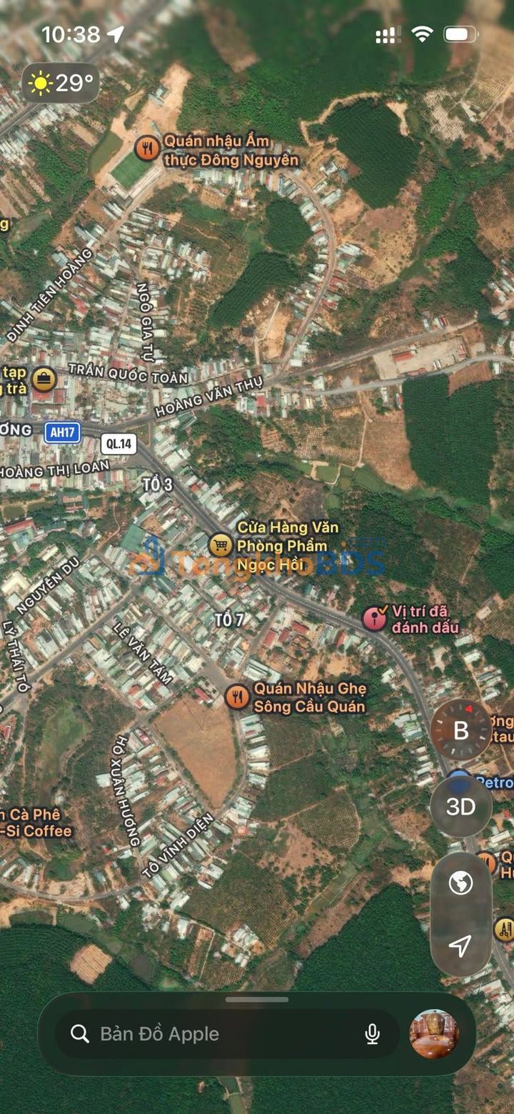 Đất nền Hùng Vương Bờ Y 210m² - Sổ đỏ chính chủ