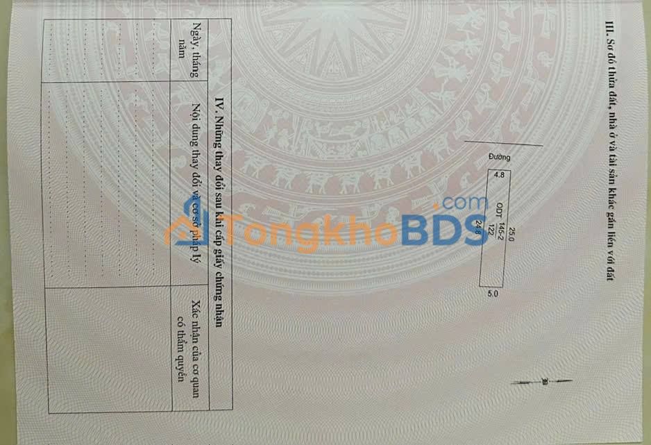 Bán đất 122m² Tứ Minh, Hải Dương - Sổ đỏ chính chủ, ô tô vào sân