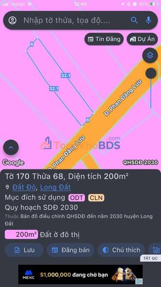 Đất Mặt Tiền Kinh Doanh Phong Đặng Lưu, Q3 - 200m² - 1.98 Tỷ