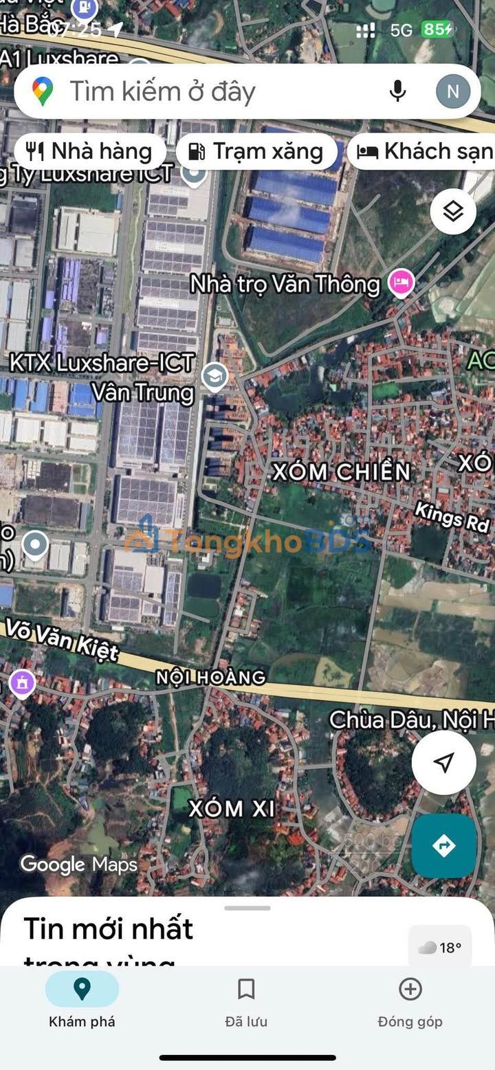 Đất Thôn Sy Bắc Ninh 100m² 1,0x tỷ - Thổ cư 100%