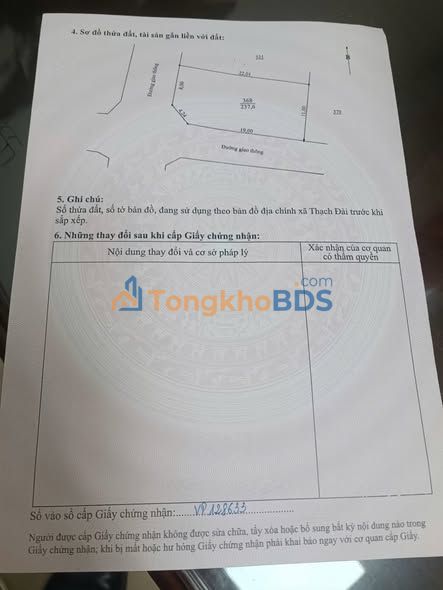 Đất Vàng 2 Mặt Tiền Liên Hương, Thạch Hà - Đối Diện Trường TH Thạch Đài