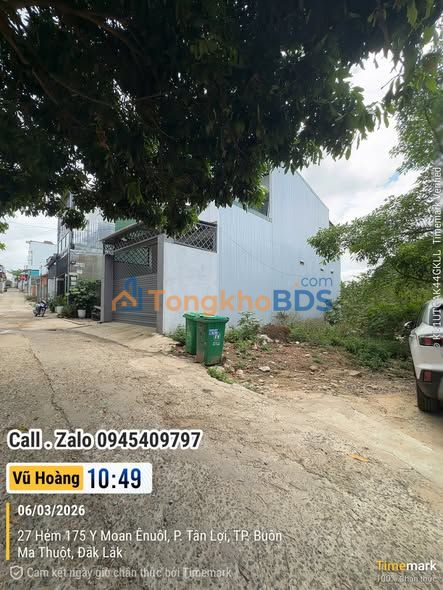 Đất thổ cư 75m² Hẻm 175 Ea Y Moan, Cư M'Gar - Giá 3.15 Tỷ