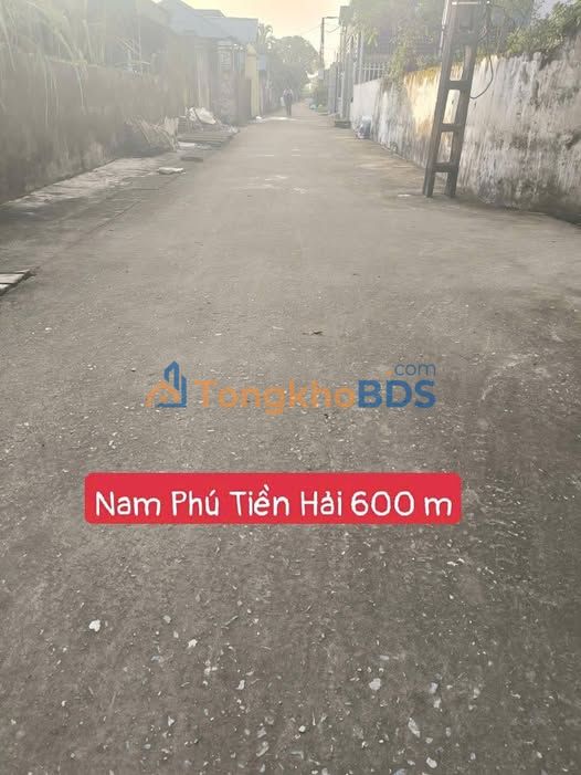 Đất nền 600m² Nam Phú, Tiền Hải - Mặt tiền rộng, 1km ra biển Cồn Vành