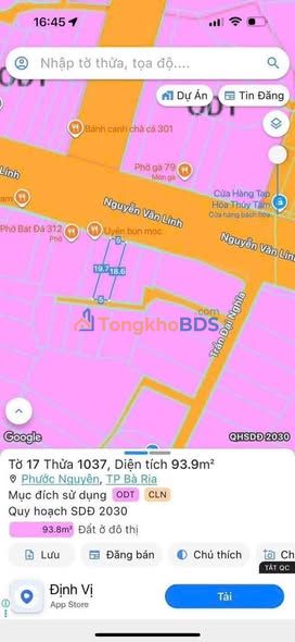 Đất Vàng Bà Rịa - Nguyễn Văn Linh, 80m², 2 Mặt Tiền Kinh Doanh Sầm Uất