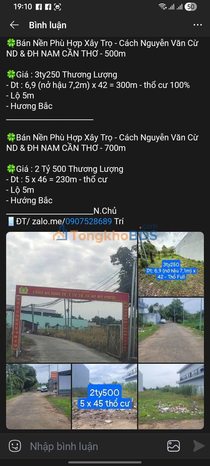 Đất Vàng Cần Thơ - 300m² Thổ Cư 100% Gần Đại Học Nam Cần Thơ