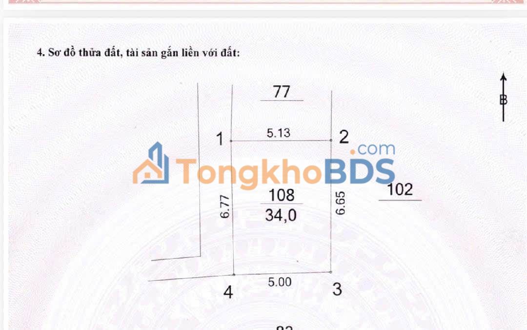 Bán đất An Dương Vương, Tây Hồ 34m² - Sổ đỏ chính chủ, giá 7.4 tỷ